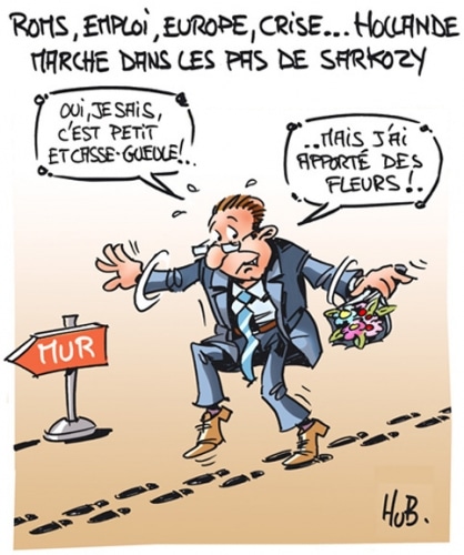 Hollande dans les pas de Sarkozy